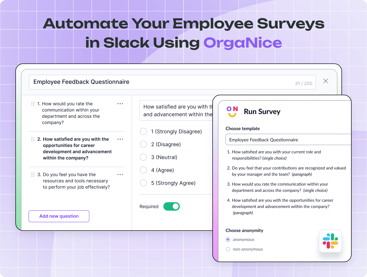 Make Employee Feedback Effortless with Slack Surveys
