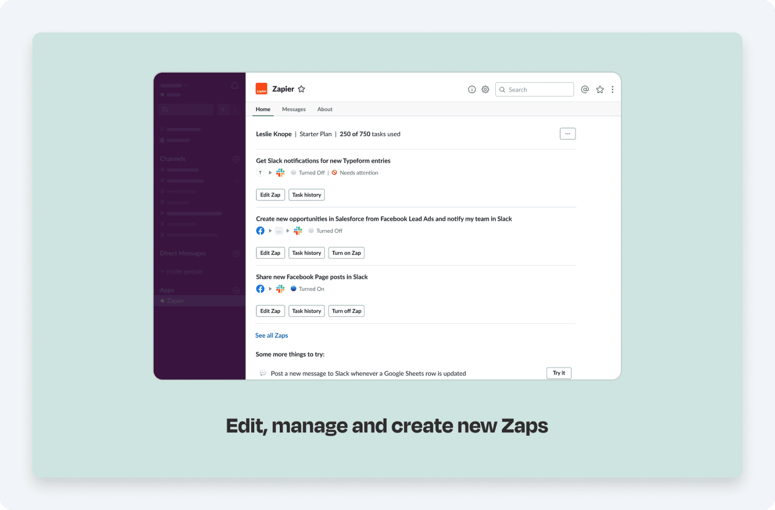Zapier - Slack App Directory