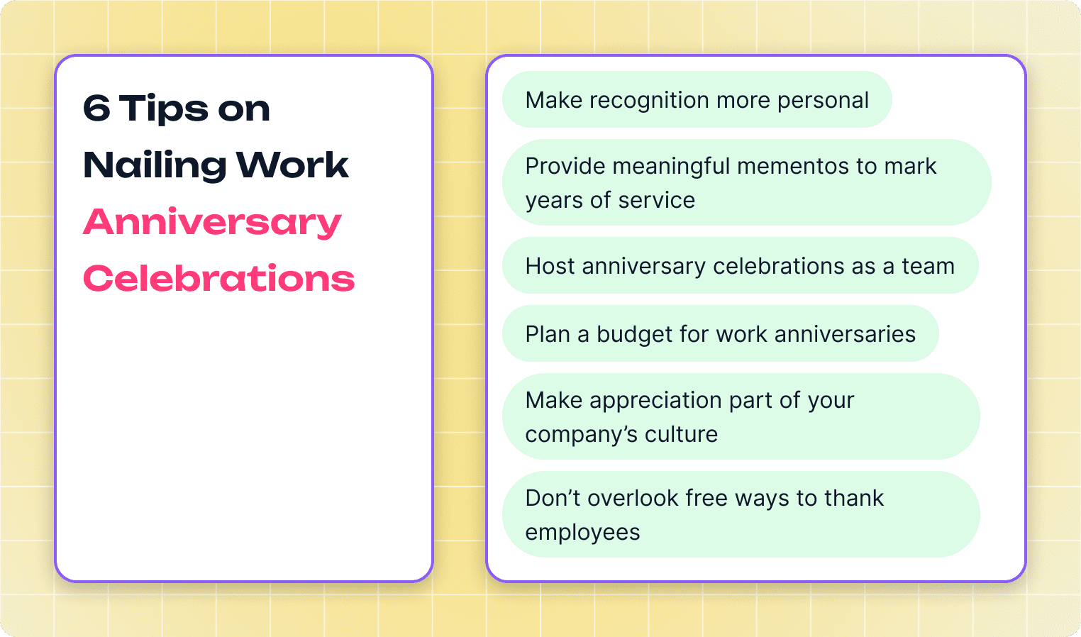 Employee Work Anniversary Celebration Tips