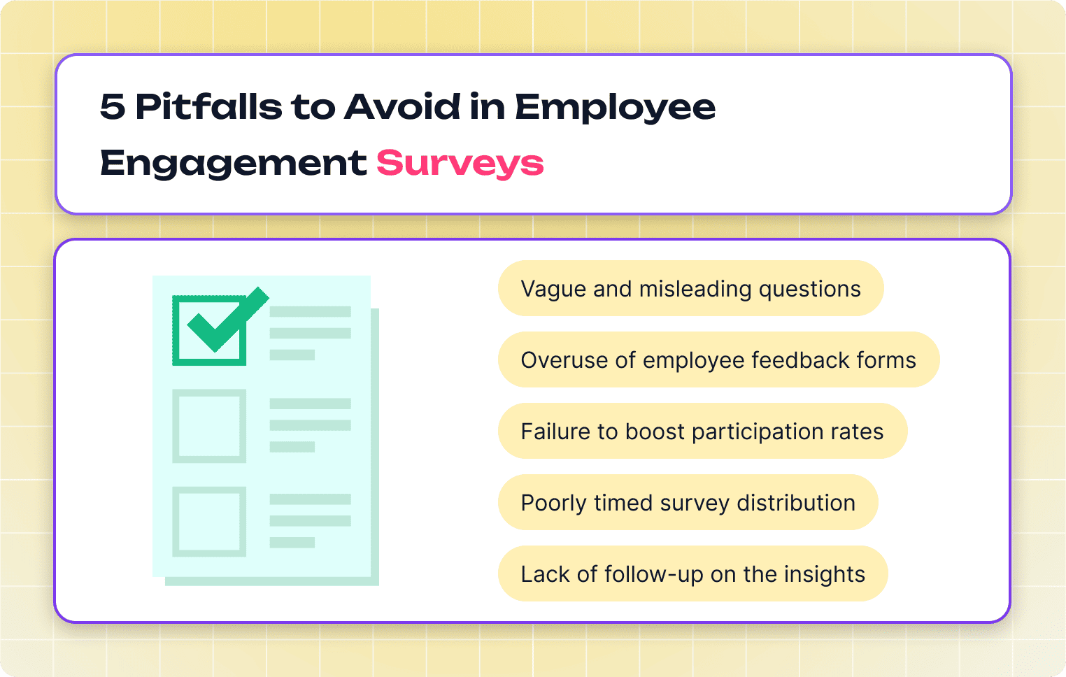 Common Employee Engagement Survey Challenges