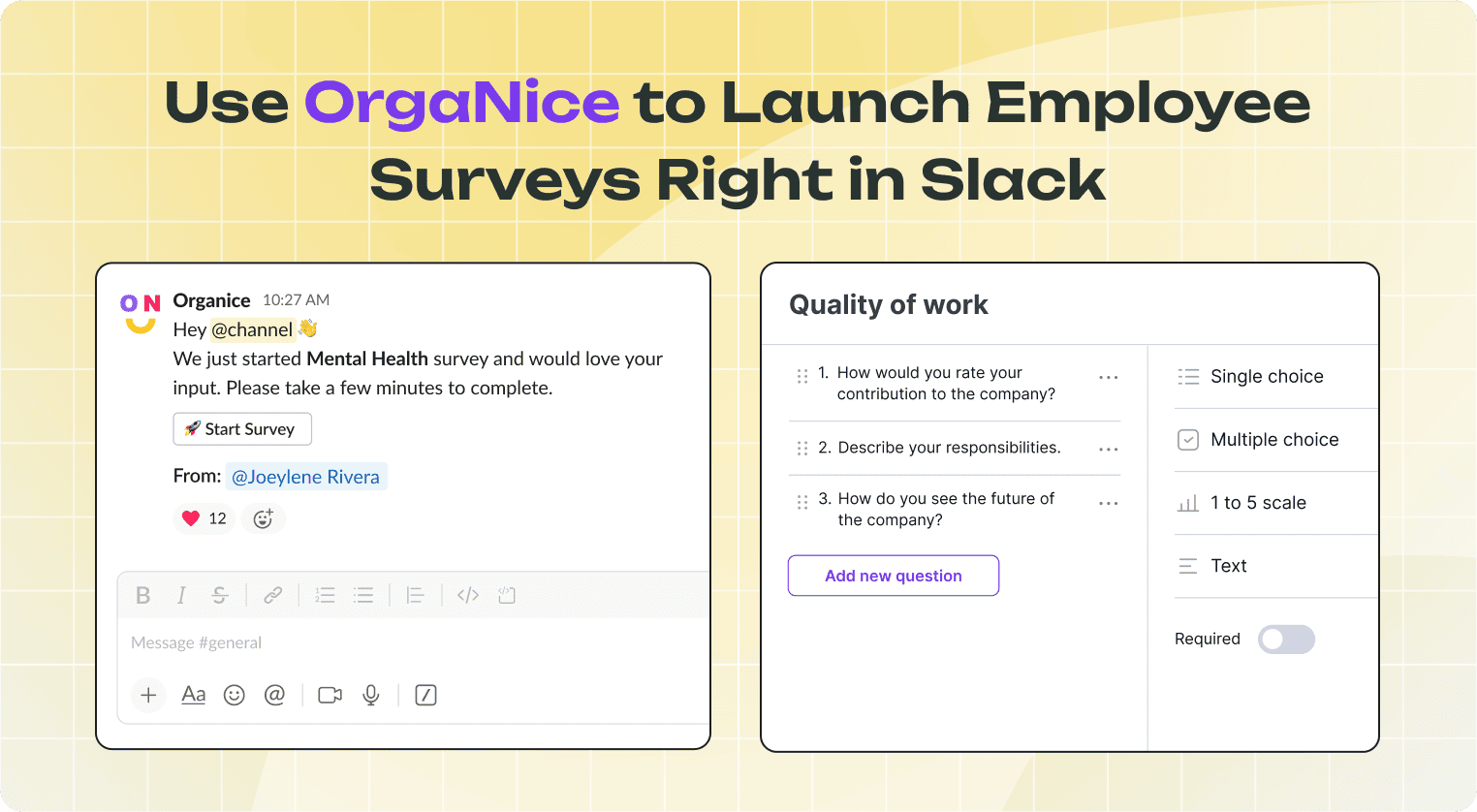 Enhance Feedback Collection with Slack Surveys