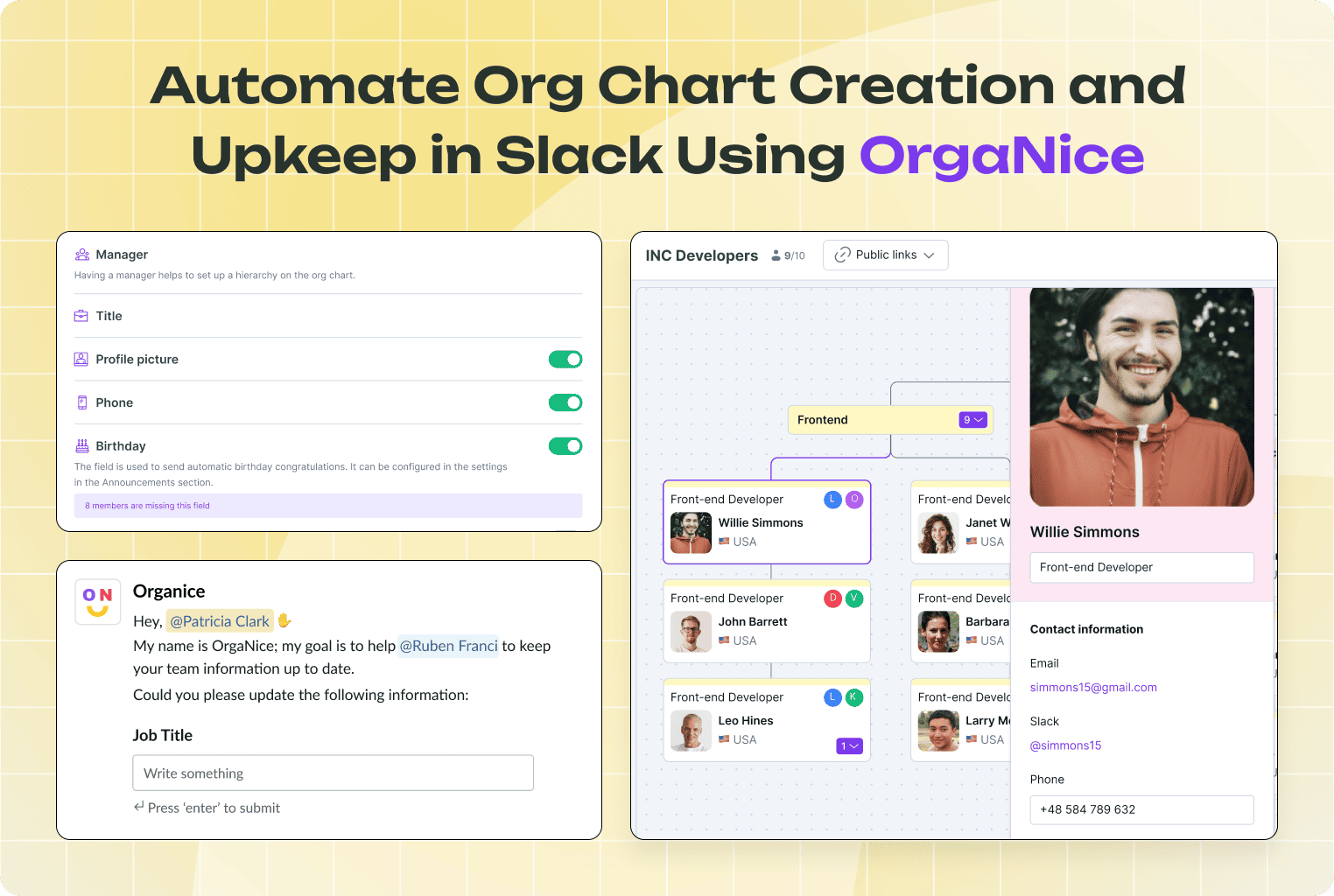 Automate Org Chart Creation and Upkeep in Slack Using OrgaNice