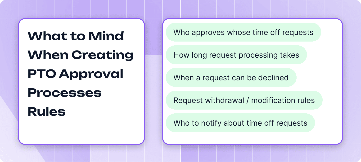 How to organize a PTO approval process