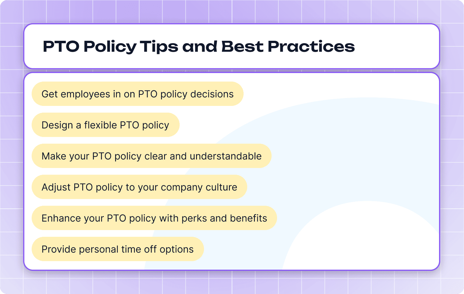 PTO policy tips and best practices