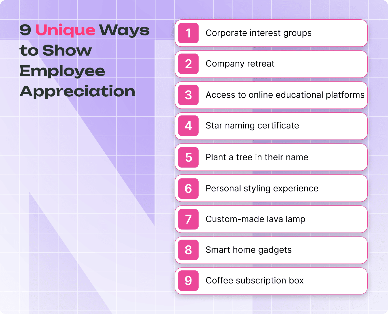 Unique Employee Appreciation Gifts