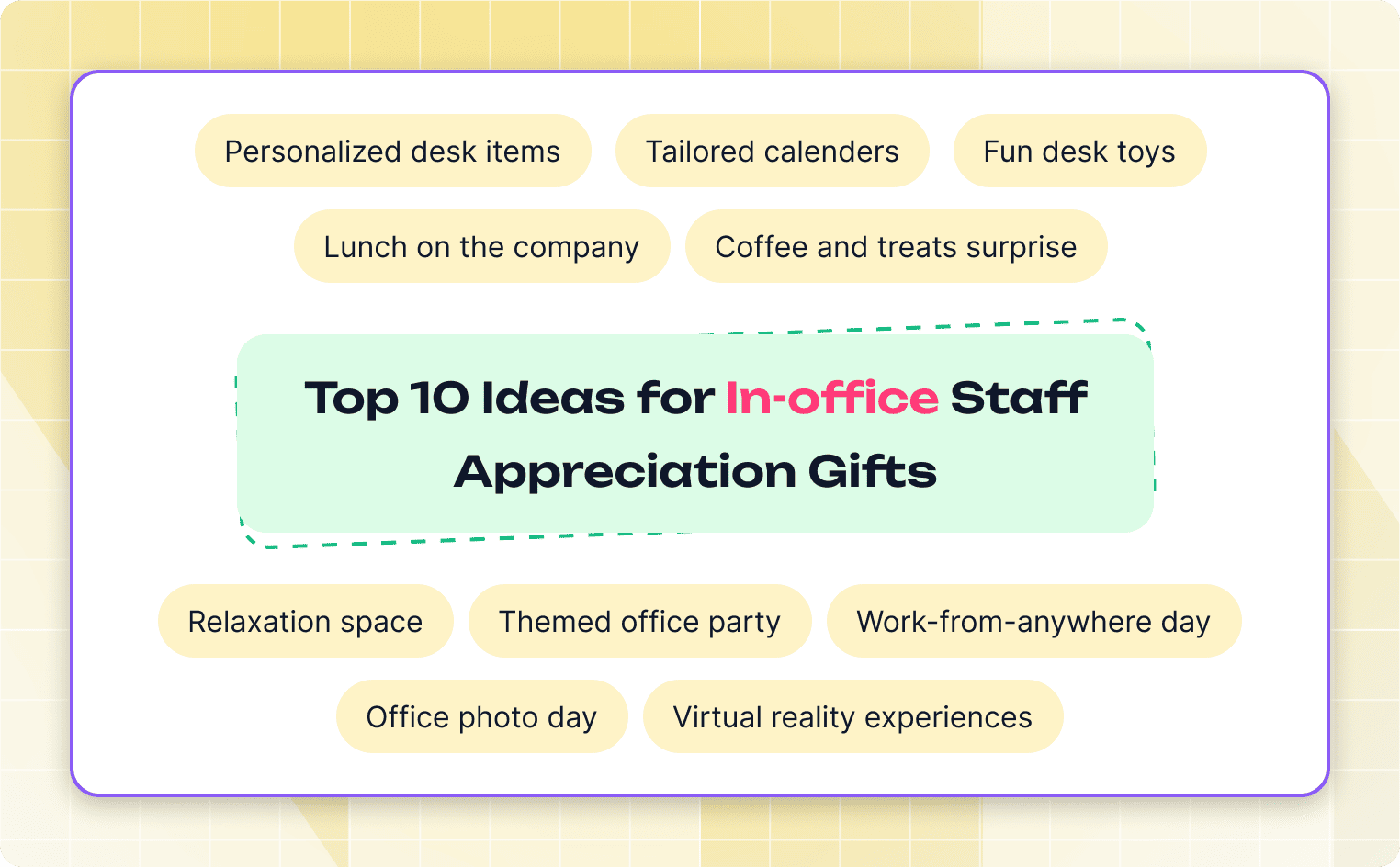 In-Office Staff Appreciation Gifts